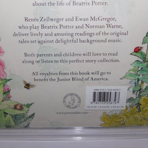 Beatrix Potter The Tales of Peter Rabbit  Read Along Book CD NEW Ewan McGregor - Picture 6 of 6